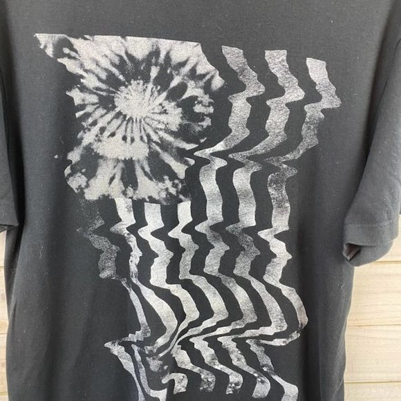 Converse All Star Men's Size Large Graphic Tee Men's Black T-Shirt Crew Neck - Picture 3 of 7